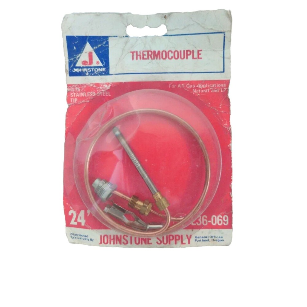 Johnstone 24 inch Thermocouple L36-069 - For ALL gas Applications Natural and LP